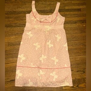 Eloise vintage y2k girly seersucker butterfly bow dress